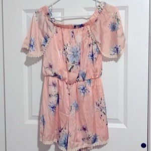Beautiful peach romper